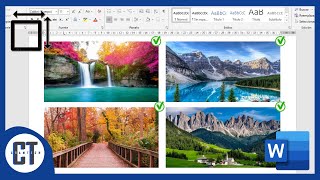 Como Poner TODAS las IMAGENES del MISMO TAMAÑO en Word [upl. by Lunneta113]