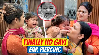 Finally ho gayi ear piercing [upl. by Nahsed]