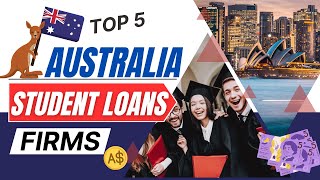 Best Student Loan 🎓in Australia 🇦🇺  Consider 5 Student loan firms in Australia [upl. by Eilla]