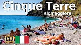 Cinque Terre Italy 🇮🇹 Walking Tour in 4K  Riomaggiore [upl. by Ysset]