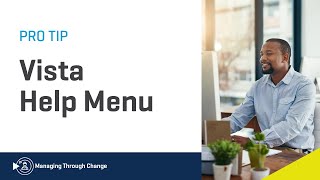 Using Vistas Help Menu [upl. by Allisirp146]