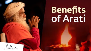 The Science amp Benefit of Offering Arati  Sadhguru Exclusive [upl. by Yortal444]