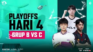 ID PUBG MOBILE RUTHLESS PRO SERI COG S3 PLAYOFFS GROUP B VS C DAY 4 FTBTR AE VPE NOVA I8 [upl. by Kacey]