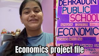 My Economics Project File on Human Capital Formation  Class 12  Barkha Sahni [upl. by Reibaj729]