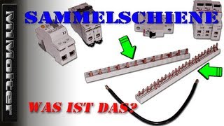 Sammelschiene  3 Phasenschiene 10mm² für FI und LS  was ist das Von M1Molter [upl. by Stearne]