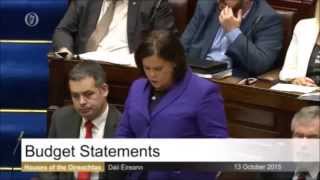 Enda Kennys body language during Mary Lou McDonalds Budget speech [upl. by Jovita]