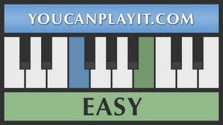 O come O come Emmanuel PIANO TUTORIAL  Easy Christmas Songs for Beginners [upl. by Eniac]