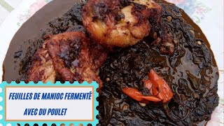 RECETTE FEUILLES DE MANIOC FERMENTÉ [upl. by Brennen]