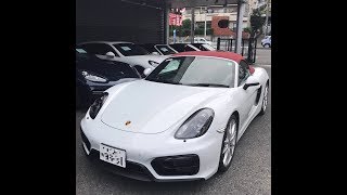 Porsche Boxster GTS type 981 Exterior and Sport Exhaust Sound [upl. by Rilda320]