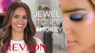 Bold JewelToned Smokey Eye ft Dacey  The Limited Edition Color Charge Collection  Revlon [upl. by Harifaz]