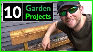 10 DIY Woodworking Project Ideas for your Garden [upl. by Sum755]