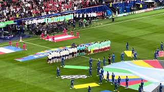 EURO 2024 – Austria against France – National Anthem ofAustria – Nationalhymne Österreich [upl. by Roel]