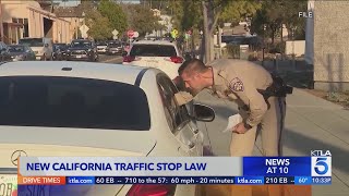 California police can no longer ask you this at a traffic stop starting in 2024 [upl. by Ciapas]