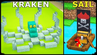 Minecraft  TOP 15 Pirate Build Hack and Ideas [upl. by Close510]