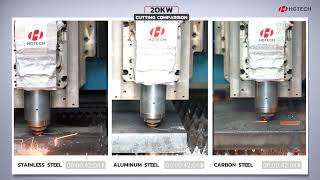 COMPARATIVO 20KW LASER 50MM [upl. by Llertnor684]