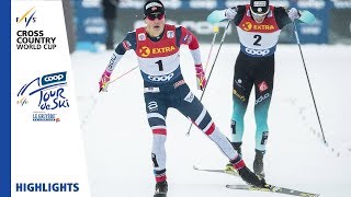 Highlights  Johannes Klaebo stuns the fied  Toblach  Mens Sprint  FIS Cross Country [upl. by Waki]