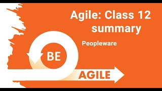 Agile Class 12 summary Peopleware [upl. by Margalo940]