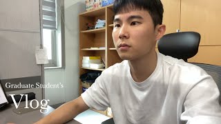 Vlog 대학원생 브이로그  UNIST 유니스트  인공지능 대학원생 일상 🏫📑 [upl. by Akalam108]