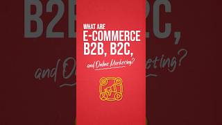 Ecommerce Explained B2B vs B2C amp Online Marketing Strategies 2024 [upl. by Noryk]