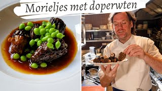 Koken met Rik de Jonge Morieljes met doperwten [upl. by Kowal713]