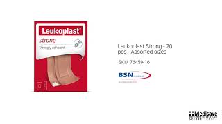 Leukoplast Strong 20 pcs Assorted sizes 76459 16 [upl. by Fesoy]