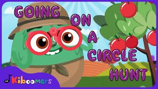 Going on a Circle Hunt  The Kiboomers Shapes Songs for Preschoolers [upl. by Gilus631]