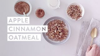 Detox Apple Cinnamon Oatmeal Recipe  goop [upl. by Atirehc]