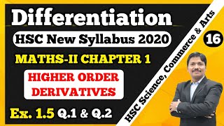 Differentiation Ex15 Part 16 MathsII 12th New Syllabus 2021 Higher Order Derivatives Dinesh Sir [upl. by Anilrahc]