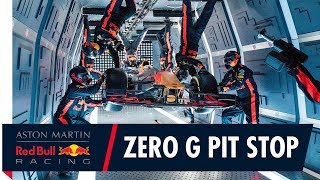 Taking an F1 Pit Stop to a whole new level  Aston Martin Red Bull Racings Zero Gravity Pit Stop [upl. by Kilian669]