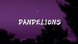 Dandelions  Ruth b  song  lyrics ⁠◕⁠ᴗ⁠◕⁠✿⁠ [upl. by Yruy]