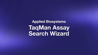 TaqMan Assay Search Wizard  easily find the right qPCR assay for your experiment [upl. by Gnous]