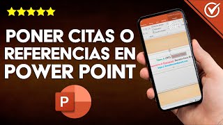 ¿Cómo Poner Citas o Referencias en Power Point  Presentación Excelente [upl. by Llenel]