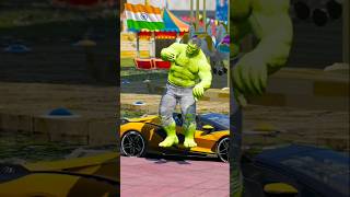 HULK KI LAMBO VS ABOMINATION KI LAMBO 🥵PART 1  GTA 5 shorts gta5 [upl. by Moffitt57]