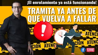 El Enrolamiento efirma ya está funcionando Tramitala ya antes de que vuelva a fallar [upl. by Hearsh]