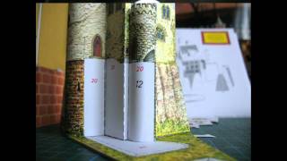 Paper Model  Castle Lichtenstein  Schreiber Bogen [upl. by Anytsyrk149]