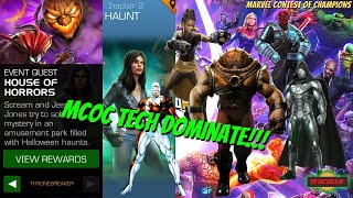 MCOC Event Quest House of Horrors Best Tech Champs for 21 [upl. by Amalberga342]