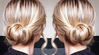 Chignon Chic Facile  Astuce avec une tresse  AngeliaHair [upl. by Riplex]