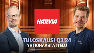 Harvia Q3’24 Höyryistä kasvua PohjoisAmerikassa [upl. by Alberto]