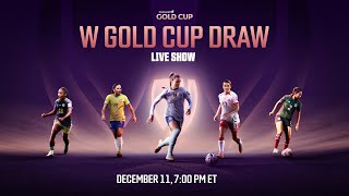 2024 Concacaf W Gold Cup  Official Draw [upl. by Eerok]