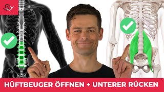 Hüftbeuger öffnen  unteren Rücken befreien hocheffektiv [upl. by Thirzia]