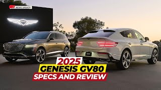 2025 Genesis GV80 Performance Review Specs and Price [upl. by Yenatirb922]