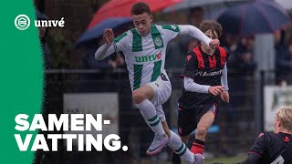 Samenvatting FC Groningen O17  Almere City FC [upl. by Sjoberg]