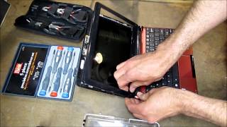 Laptop screen replacement  How to replace laptop screen Acer Aspire One D257 [upl. by Abbi749]