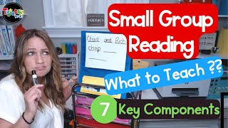 7 Small Group Reading Components Using Decodable Text [upl. by Nytsud684]