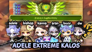 MapleStory GMS Kronos  Adele Extreme Kalos Clear [upl. by Annawyt]