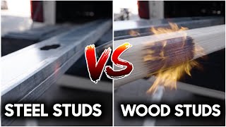 Framing Studs Steel vs Wood [upl. by Eidnalem160]