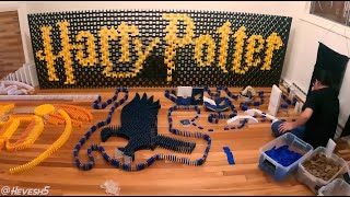 Funny ReverseHevesh515000 Dominoes Harry Potter HOGWARTS HOUSES [upl. by Gnoh458]