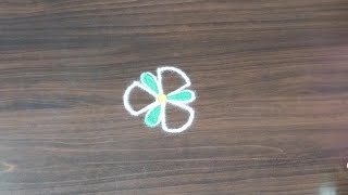 Rangoli  Easy Rangoli  Small Rangoli Beautiful Rangolo Kolam RangoliArt [upl. by Bearnard]