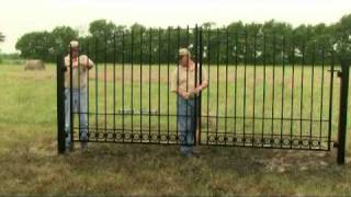 Driveway Gate Installation Video [upl. by Gerek725]