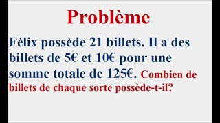 Comment résoudre un problème de mathématiques  Calcul littéral et équation [upl. by Aela]